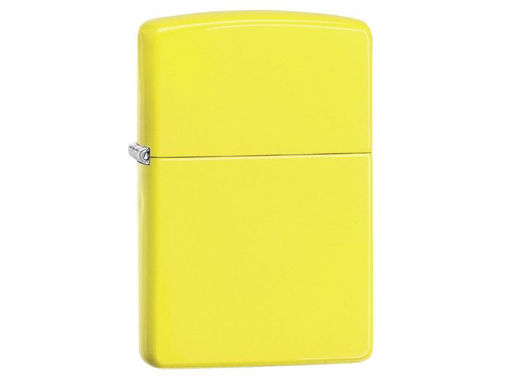 Picture of ZIPPO REG NEON YELLOW LIGHTER